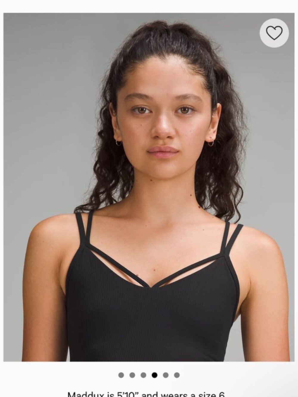 NWT Lululemon Align Strappy Ribbed Tank. Black. Size 4